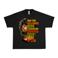 Black juneteenth 1885 because my ancestors weren't free in 1776 black woman Urban Heavy Tee - HRA Design Shop