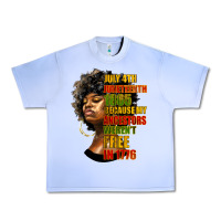 Grape Ice juneteenth 1885 because my ancestors weren't free in 1776 black woman Urban Heavy Tee - HRA Design Shop