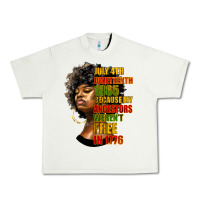 Pistachio juneteenth 1885 because my ancestors weren't free in 1776 black woman Urban Heavy Tee - HRA Design Shop