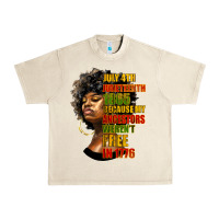 Sandshell juneteenth 1885 because my ancestors weren't free in 1776 black woman Urban Heavy Tee - HRA Design Shop