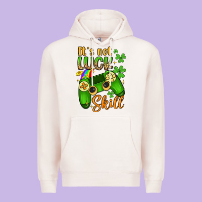 It S Not Luck Skill Premium Hoodie Designed By Artiststas