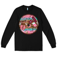 Black nurse round earrings Long Sleeve Tee - BundleAndBundleShop