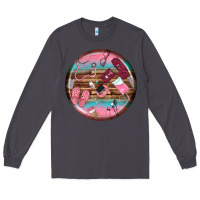 Smoke nurse round earrings Long Sleeve Tee - BundleAndBundleShop