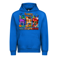 Cobalt Happy Hallothanksmas teeth Urban Hoodie - texasbilliewilder