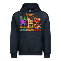 Navy Happy Hallothanksmas teeth Urban Hoodie - texasbilliewilder