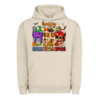 Pigment French Oak Happy Hallothanksmas teeth Urban Hoodie - texasbilliewilder