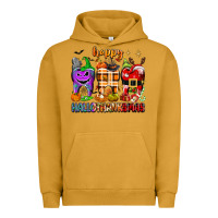 Pigment Peanut Butter Happy Hallothanksmas teeth Urban Hoodie - texasbilliewilder