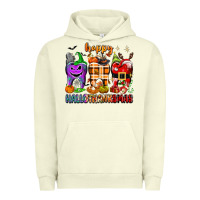 Pigment Pistachio Happy Hallothanksmas teeth Urban Hoodie - texasbilliewilder