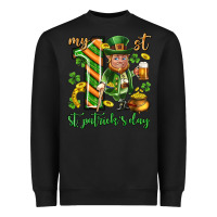 Black My 1 st st. patricks day Heavyweight Sweatshirt - Neo Western
