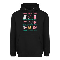 Black god says i am nurse Heavyweight Hoodie - MaliasSmallBusiness