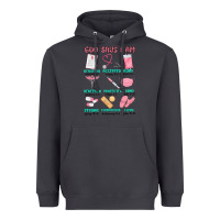 Smoke god says i am nurse Heavyweight Hoodie - MaliasSmallBusiness