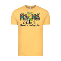 Vintage Mustard Mama Cita Needs a Margarita Vintage Tee - CowhideDigitalArt