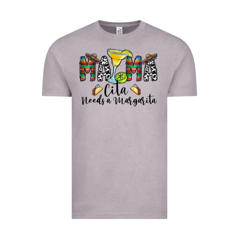 Mama Cita Needs A Margarita Vintage Tee by CowhideDigitalArt | Teevron