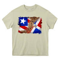 Mossy puerto rico and dominican republic flag Heavy Core Tee - Artiststas