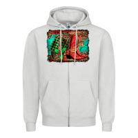 Dove Grey country boots Christmas Zipper Hoodie - Jasminsmagicworld