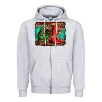Heather Grey country boots Christmas Zipper Hoodie - Jasminsmagicworld