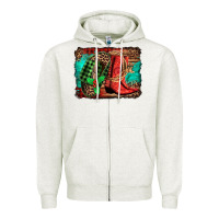 Oatmeal Heather country boots Christmas Zipper Hoodie - Jasminsmagicworld