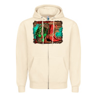 Sandshell country boots Christmas Zipper Hoodie - Jasminsmagicworld