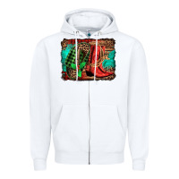 White country boots Christmas Zipper Hoodie - Jasminsmagicworld