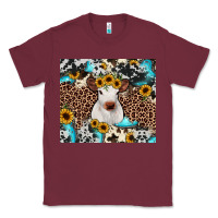 Burgundy western calf Classic Tee - JahusDesignShop