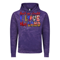 Cloud Purple ain't no doubt i love this land Vintage Hoodie - Zillion Design Studio