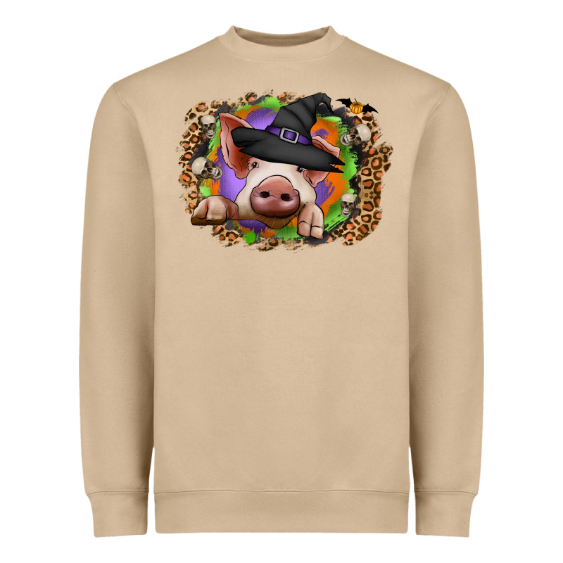 Halloween Pig Heavyweight Sweatshirt by CowhideDigitalArt | Teevron