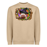 Mushroom halloween pig Heavyweight Sweatshirt - CowhideDigitalArt