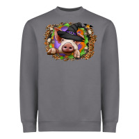 Storm halloween pig Heavyweight Sweatshirt - CowhideDigitalArt