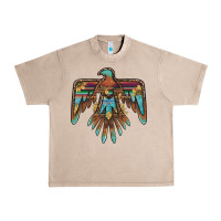 French Oak thunderbird with sunflowers Urban Heavy Tee - BarkalooDesign