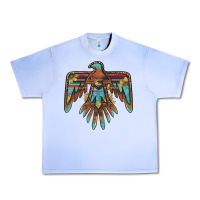 Grape Ice thunderbird with sunflowers Urban Heavy Tee - BarkalooDesign