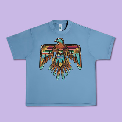 Thunderbird With Sunflowers Urban Heavy Tee Designed By Barkaloodesign
