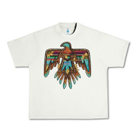 Pistachio thunderbird with sunflowers Urban Heavy Tee - BarkalooDesign