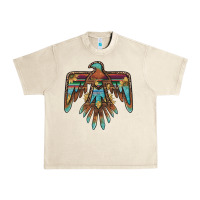 Sandshell thunderbird with sunflowers Urban Heavy Tee - BarkalooDesign