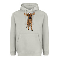 Moon Dust baby cow Heavyweight Hoodie - NancyCooperArtShop