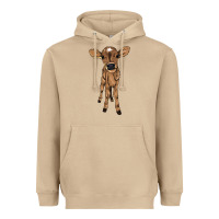 Mushroom baby cow Heavyweight Hoodie - NancyCooperArtShop