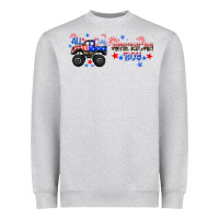 Heather Grey all american boy libbey glass Heavyweight Sweatshirt - HRA Design Shop