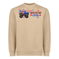 All American Boy Libbey Glass Heavyweight Sweatshirt | Teevron