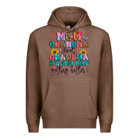Chestnut mom grandma great grandma it's just keeps getting Premium Hoodie - Artiststas