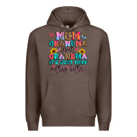Coffee mom grandma great grandma it's just keeps getting Premium Hoodie - Artiststas