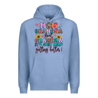 Colony Blue mom grandma great grandma it's just keeps getting Premium Hoodie - Artiststas