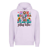 Lilac mom grandma great grandma it's just keeps getting Premium Hoodie - Artiststas