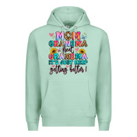 Seafoam mom grandma great grandma it's just keeps getting Premium Hoodie - Artiststas