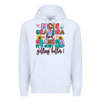 White mom grandma great grandma it's just keeps getting Premium Hoodie - Artiststas