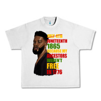 Lunar Rock juneteenth 1885 because my ancestors weren't free in 1776 black man Urban Heavy Tee - HRA Design Shop
