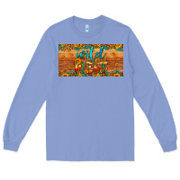 Colony Blue wild west license plate Long Sleeve Tee - Artiststas