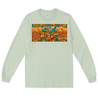 Matcha wild west license plate Long Sleeve Tee - Artiststas