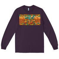 Plum wild west license plate Long Sleeve Tee - Artiststas