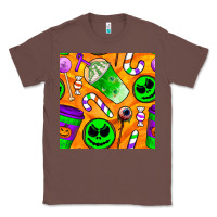 Chestnut halloween snacks seamless pattern Classic Tee - BundleAndBundleShop