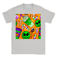 Moon Dust halloween snacks seamless pattern Classic Tee - BundleAndBundleShop
