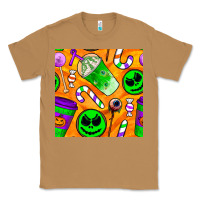Toasted Coconut halloween snacks seamless pattern Classic Tee - BundleAndBundleShop